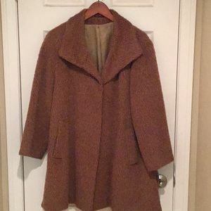 Cinzia Rocca Women’s Size 14 US Brown  Swing Coat